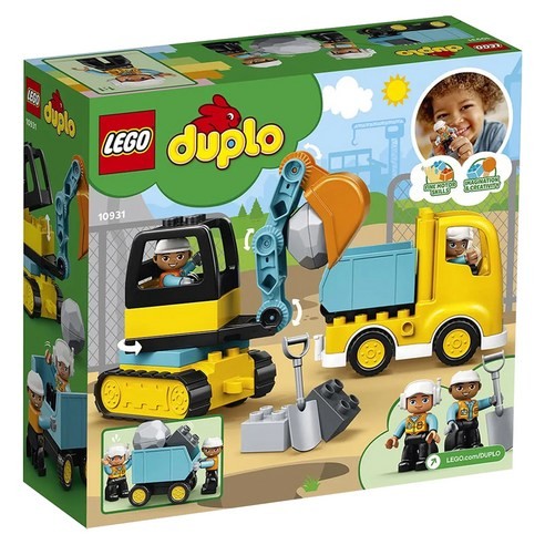 LEGO 得寶系列 卡車 + 挖土機 2歲以上